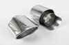 Sport-Abgasanlage "Brombacher" 964 ,Leer Kat, 2x Endrohr oval 90mm Export Edelstahl