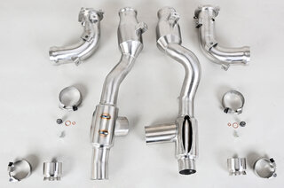 Sport-Katalysatoren "Brombacher" 993 Turbo, 200 Zeller, nur auf Serienanlage, Rohrdurchmesser 55 mm