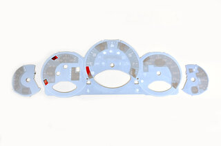 FVD Brombacher Instrument Face Set 997.2 - Guards Red - PDK - MPH - 200 MPH