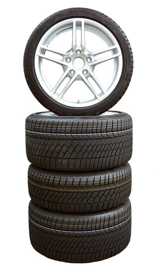 Winter wheel kit 19" Carr. , 8,5 x19ET59 + 11x19ET48 with TPC  Conti Winter Contact