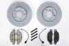 Bremsenservice-Kit komplett - VA  982 Boxster/ Cayman/ 991 ( I008) Stahlbremse ( -I450)