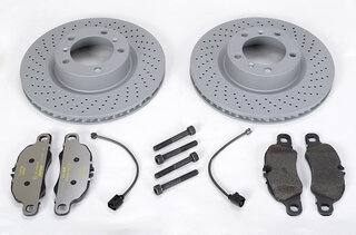 Bremsenservice-Kit komplett - VA  982 Boxster/ Cayman/ 991 ( I008) Stahlbremse ( -I450)