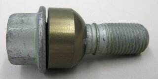 Wheel bolt silver