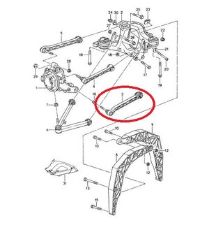 Adjustable Rear Lower Toe Link Set 993 - For Lowered Suspension