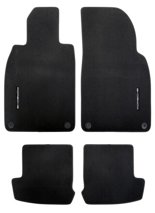 Floor Mat Set 991 - Genuine - Black - Logo - Left Hand Drive
