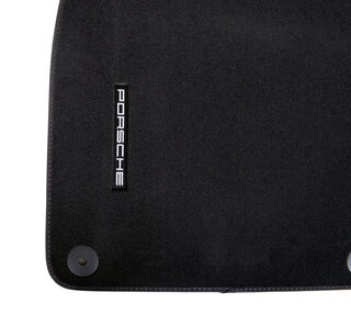 Floor Mat Set 991 - Genuine - Black - Logo - Left Hand Drive