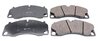 Racing Brake Pad Set - PAGID - RSC1 - FRONT - PCCB Brakes - 4908 RSC1 - 17,5 mm