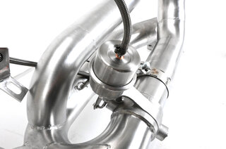 Valved Center Muffler Bypass 991.1 - Brombacher Edition - Includes Stainless Braided Vacuum Line