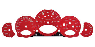 FVD Brombacher Instrument Face Set 997.2 Turbo - Guards Red - PDK - MPH - With Logo