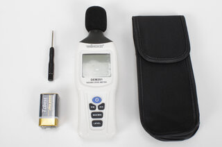 Dezibel-Meter Type 2 (33 to 130dB) +/-1.4dB (Schallpegel-Messgerät) mit Beleuchtung