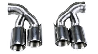 Klappen-Sportschalldämpfer 991 12- "BROMBACHER", 4x90mm Endrohre