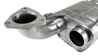 Klappen-Sportschalldämpfer 991 12- "BROMBACHER", 4x90mm Endrohre