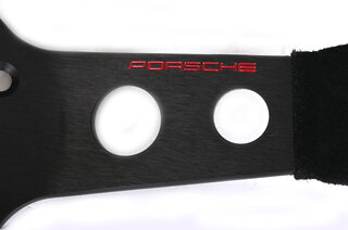 GT2 Steering Wheel Kit - Black Suede - Yellow Indicator - ø 350 mm - For Models With AB