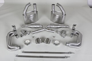 Race Exhaust System 993 - Brombacher Edition - Without Heat - Bypass - Stainless Steel