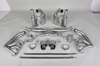 Race Exhaust System 993 - Brombacher Edition - Without Heat - Bypass - Stainless Steel