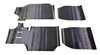 Rubber Mat Set 911 - RS 2.7 L 1973 Lightweight - Black - Front and Rear