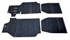 Rubber Mat Set 911 - RS 2.7 L 1973 Lightweight - Black - Front and Rear