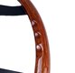 Wood Steering Wheel Ø 400 mm - 4 Spokes Black - Without Horn Button - 911 / 912 / 914