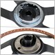 Wood Steering Wheel Ø 400 mm - 4 Spokes Black - Without Horn Button - 911 / 912 / 914