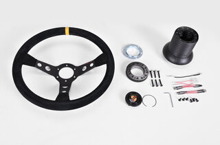 Lenkrad GT2 mit Nabe (Rückrüstadapter)  986, 996, 996TT/GT2, 996GT3 Ø350mm ohne AB