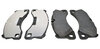 Brake pads front 958 12-, 18"+19" Scheibe, caliber color 18"-silver anod.(I1LU)+19"-red(I1LU)