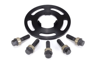 Elargisseur 7mm avec centreur - alu anodisé noir (1 pièce)