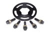 Elargisseur 7mm avec centreur - alu anodisé noir (1 pièce)