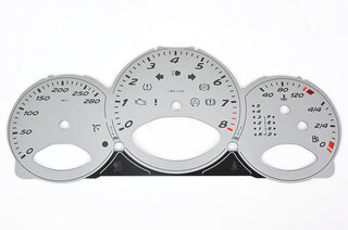 Zifferblattsatz Silber 987,987 C Km/h Tiptronic 280 km/h