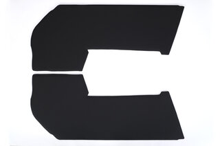 Türverkleidungssatz (links und rechts) Nappa-Leder schwarz