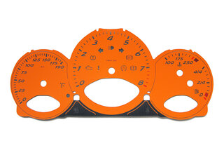 Zifferblattsatz RS-Orange 987,987 C  M/h  Schalter Meilen