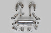 Abgasanlage "Brombacher" 964, Kat-Leerrohr, 2x Endrohr oval 122x85mm Edelstahl, ohne Heizung