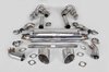 Abgasanlage "Brombacher" 964, Kat-Leerrohr, 2x Endrohr oval 122x85mm Edelstahl, ohne Heizung