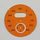 Fond orange RS pour chrono sport (RAL 2008)