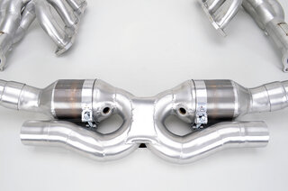 Long Tube Sport Header and Cat Set 997.2 - Brombacher Edition - With 200 Cell HD Sport Catalytics