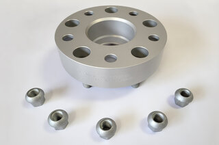 Wheel Spacer - 38 mm - Silver - Hub Centric - Sold Individually
