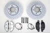 Brake service kit front 997-2 C4 09-