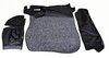 Teppichsatz Kofferraum 87-89 Velour schwarz - mit Intensivreinigungsanlage