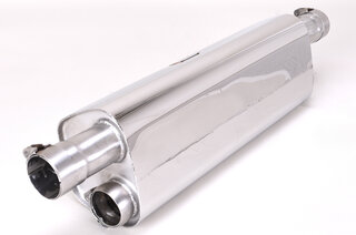 Sport Muffler 997.2 Turbo / Turbo S - Brombacher Edition - For Stock Catalytic Converters