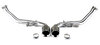 Sorties look GT3 RS (2x100mm) pour silencieux origine