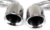 Sorties look GT3 RS (2x100mm) pour silencieux origine