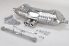 Sport Muffler "Brombacher" 986 Boxster   2,5l (TUV Version), Stainless Steel, 2x90mm