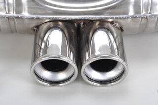 Sport Muffler "Brombacher" 986 Boxster   2,5l (TUV Version), Stainless Steel, 2x90mm