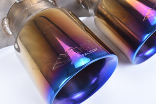 997 GT3   Dual Tips (2x 85mm) Titanium