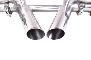 Exhaust System with valves 997 GT3/RS "Brombacher" incl. RSR style tips