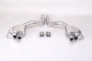 Sport Muffler Panamera  Turbo "Brombacher"  with valves, TÜV
