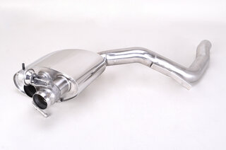 Sport Muffler Panamera  Turbo "Brombacher"  with valves, TÜV