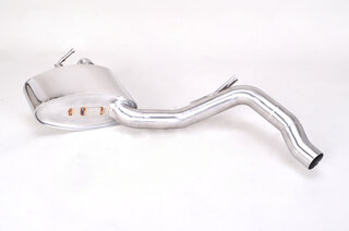 Sport Muffler Panamera  Turbo "Brombacher"  with valves, TÜV