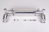 Silencieux sport "Brombacher" 997.2 turbo, à clapets avec cata.sport 200 cellules inox