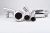 Silencieux sport "Brombacher" 997.2 turbo, à clapets avec cata.sport 200 cellules inox