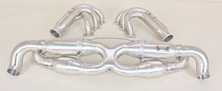 Exhaust System Race 996 GT3 "M&M" 100 cell Catalytic, Stainless Steel, with Tips